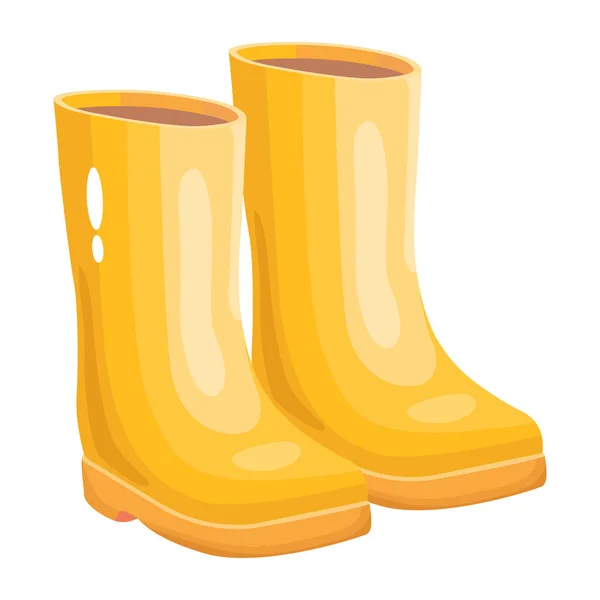 Farm Boots Modern Design Vektor Illustration — Stock vektor