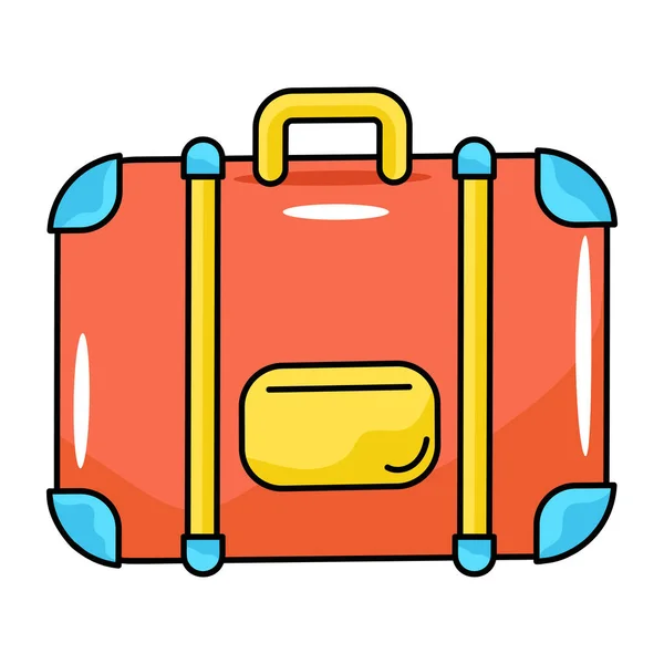 Suitcase Modern Design Vector Illustration — Stock Vector