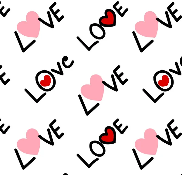 Love Background Vector Illustration — Stock Vector