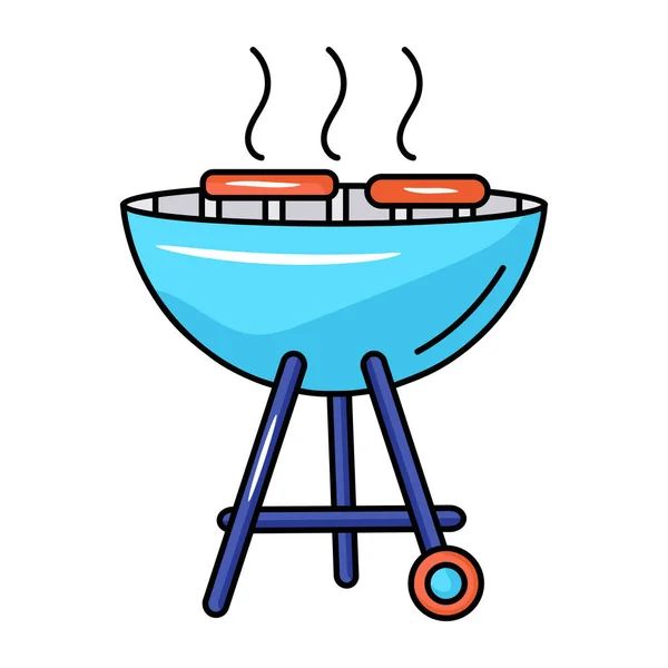 烤炉现代设计 矢量图解 — 图库矢量图片