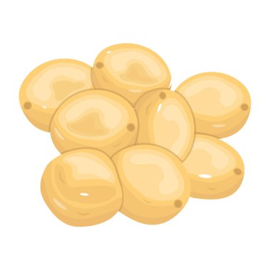 Hardal tohumu modern tasarım, vektör illüstrasyonu