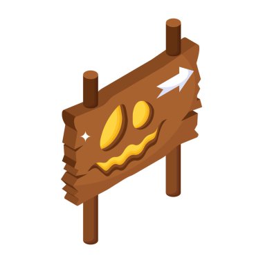 Cadılar Bayramı modern tasarım, vektör illüstrasyonu