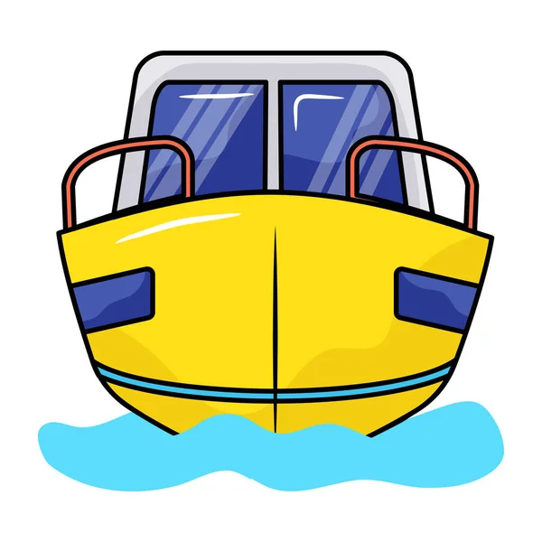 Boat Modern Design Vector Illustration — Stock Vector