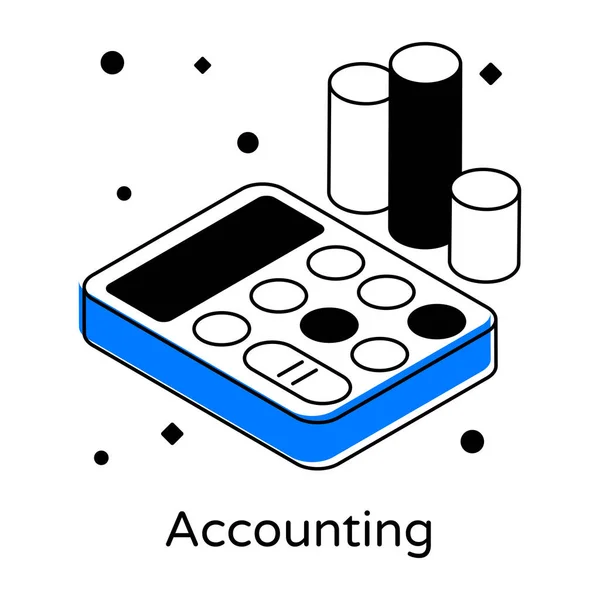 Accounting Modern Design Vector Illustratie — Stockvector