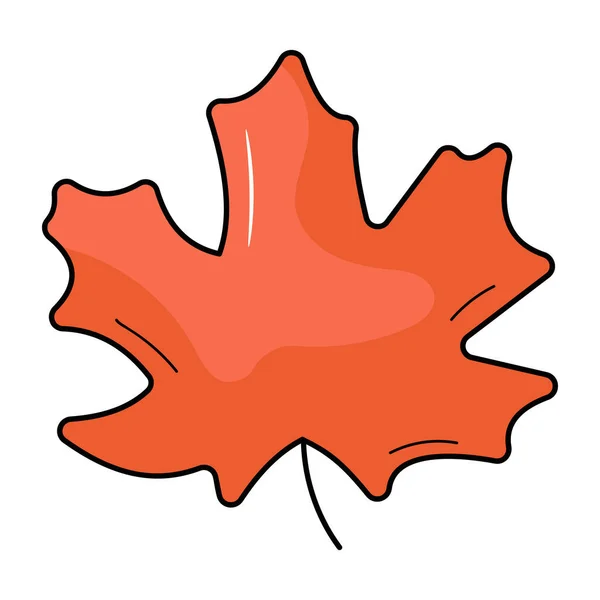 나뭇잎외진 아이콘 일러스트 디자인 — 스톡 벡터