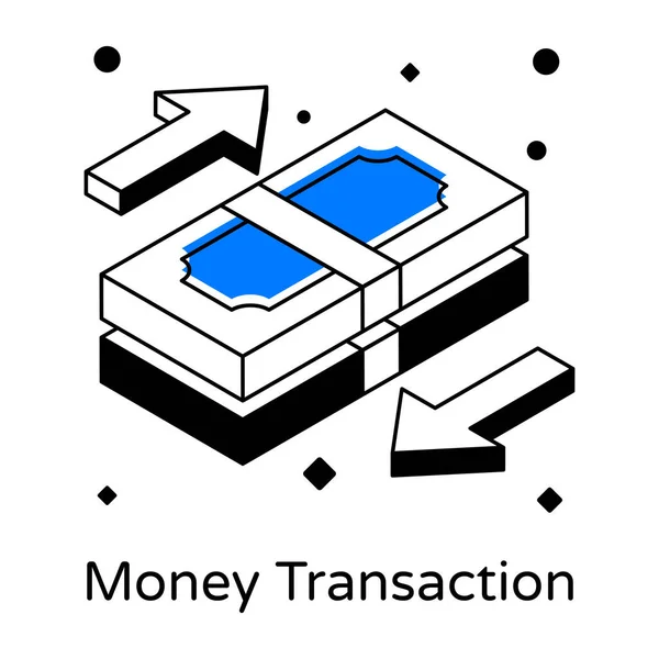 Μεταφορά Χρημάτων Επιχειρηματικές Και Χρηματοοικονομικές Έννοιες Εικονίδιο — Διανυσματικό Αρχείο