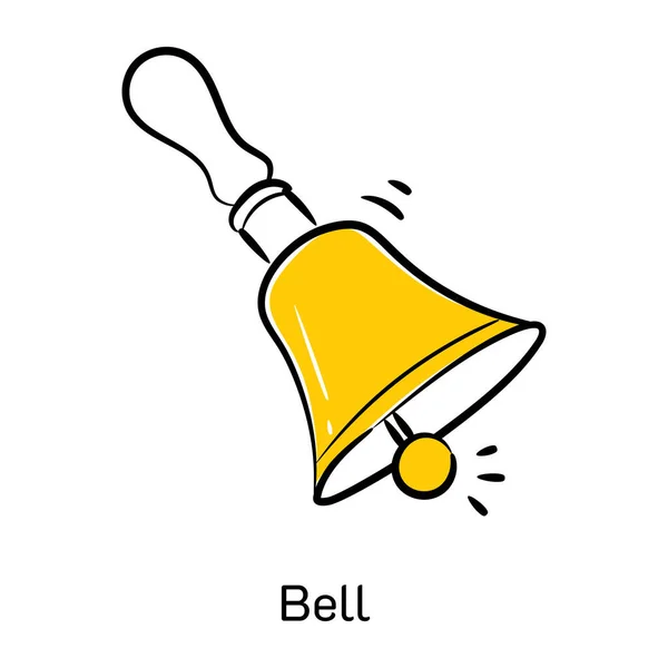 Bell Modern Design Vektor Illustration — Stock vektor