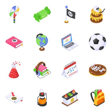 Spor ve eğitim için vektör simgeleri