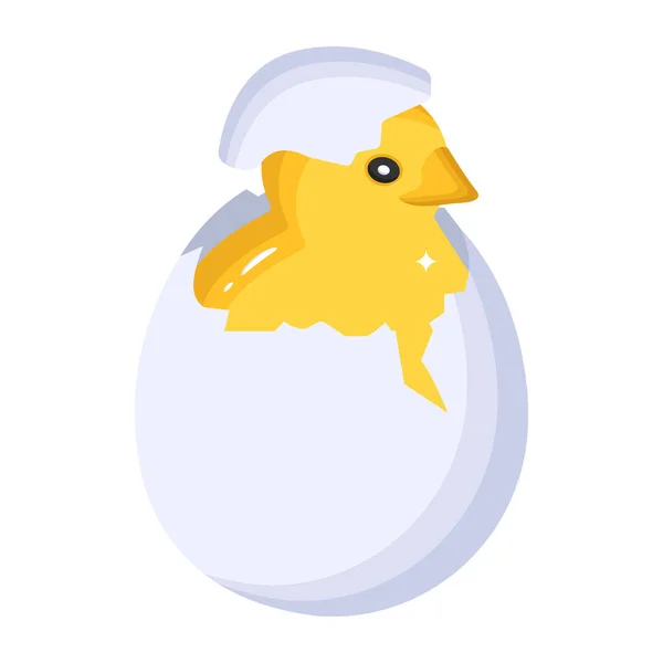 Egg Hatching Design Moderne Illustration Vectorielle — Image vectorielle