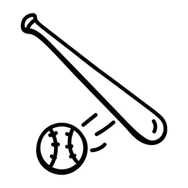 Beyzbol modern tasarım, vektör illüstrasyonu