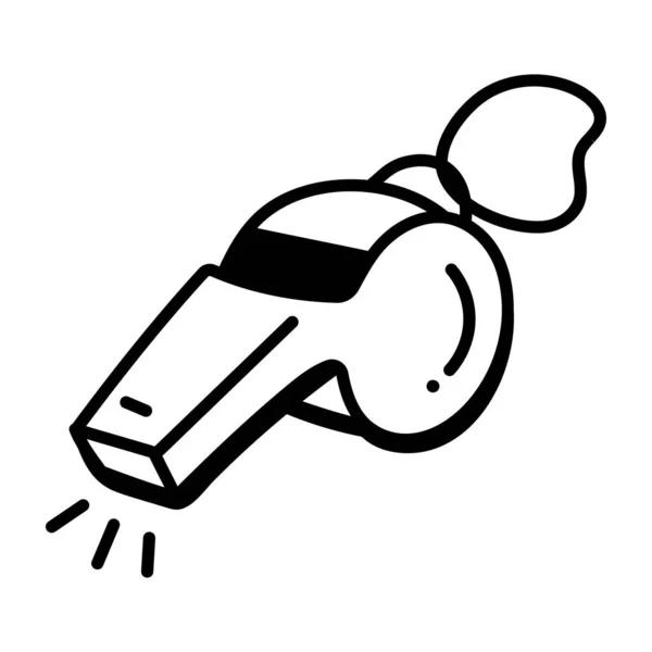 Vector Illustration Cartoon Water Whistle Icon — Stock Vector