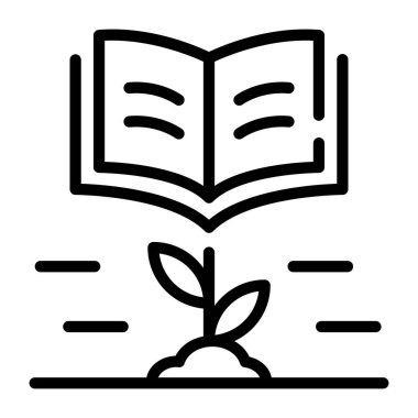 Eğitimsel Büyüme modern tasarım, vektör illüstrasyonu