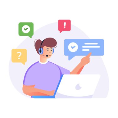 Modern tasarımı, vektör illüstrasyonunu destekle