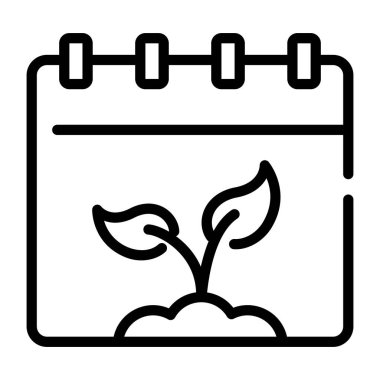 Çevre gününün düzenlenebilir bir taslak simgesi