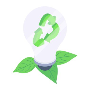 Simge tasarımı ile yeşil enerji kavramı, vektör illüstrasyonu 10 eps grafik.