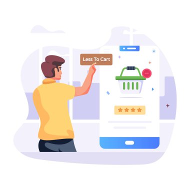 Nesne modern tasarımı, vektör illüstrasyonunu sil