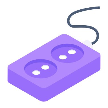 Elektrik prizi. Basit resimleme