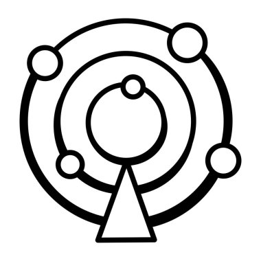 seo modern simgesinin vektör illüstrasyonu