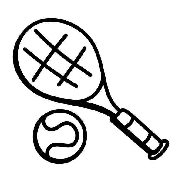 Tennis Modern Design Vector Illustration — Stock Vector