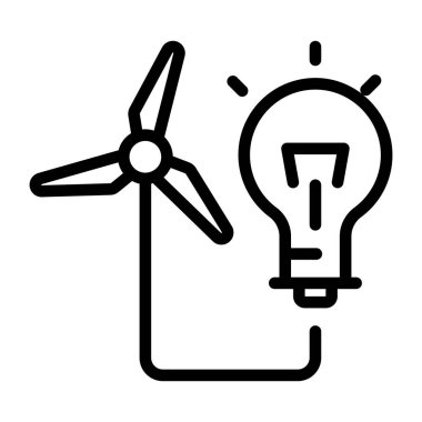 enerji lambası ikon vektör illüstrasyonu