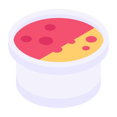 Gelato Kutusu modern tasarım, vektör illüstrasyonu