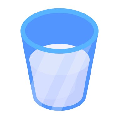 Süt camı modern tasarım, vektör illüstrasyonu