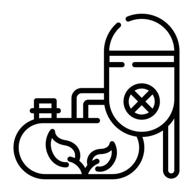 Bitki. Web simgesi basit tasarım