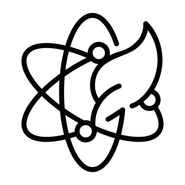 Atomes Icône Web Illustration Simple — Image vectorielle
