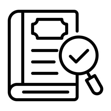 Arama simgesi vektör illüstrasyonu