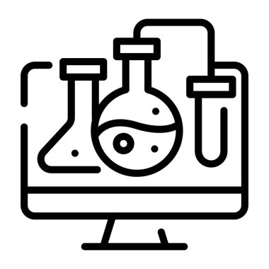 Test tüpü. Basit resimleme