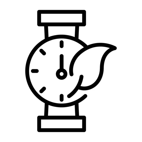 Horloge Icône Web Design Simple — Image vectorielle