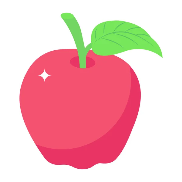 Icono Manzana Vector Ilustración — Vector de stock