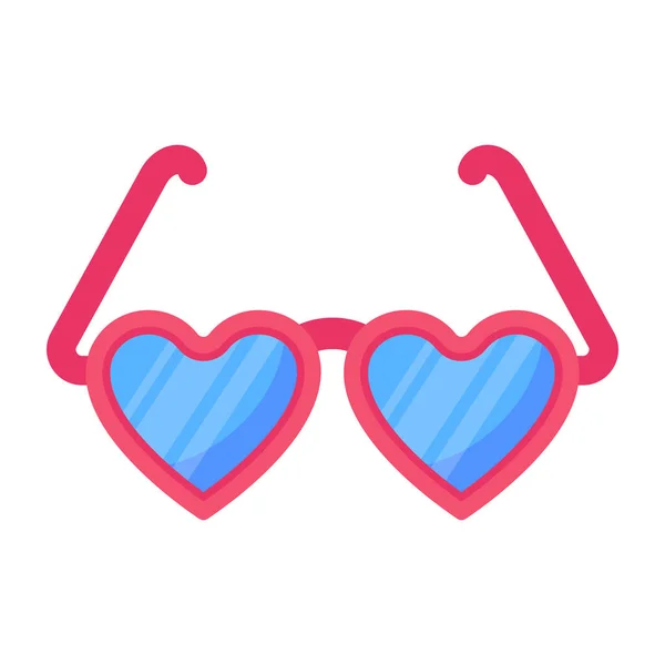 Gafas Sol Gafas Corazón Vector Ilustración Diseño — Archivo Imágenes Vectoriales