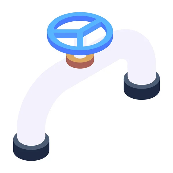 Water Tap Icon Simple Illustration Faucet Vector Icons Web — ストックベクタ