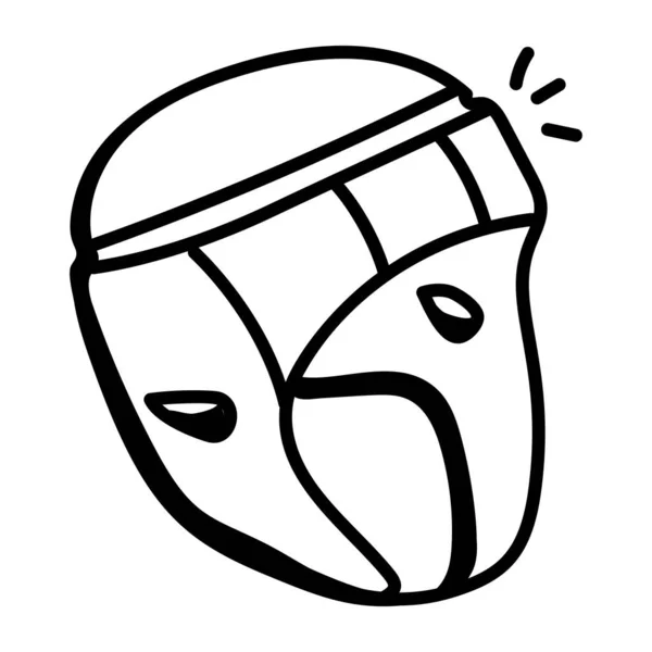 Ilustración Vectorial Del Icono Máscara — Archivo Imágenes Vectoriales