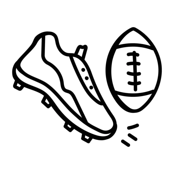 Rugby Kick现代设计 矢量图解 — 图库矢量图片