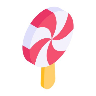 Şeker ikonu vektör illüstrasyonu