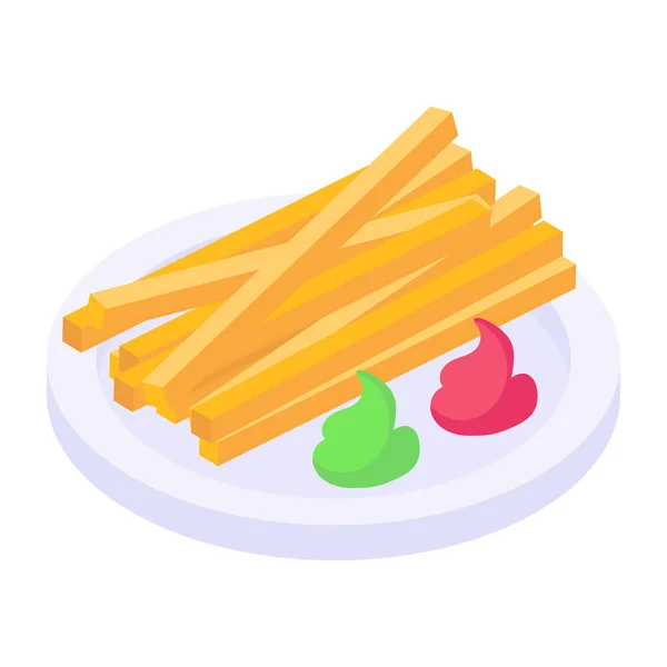 Illustration Vectorielle Icône Des Aliments Boissons — Image vectorielle