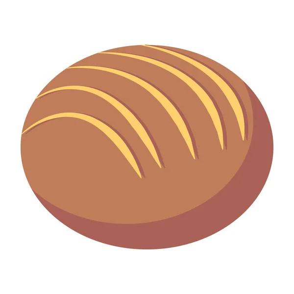 Icono Panadería Ilustración Plana Croissant Vector Iconos Para Web — Vector de stock