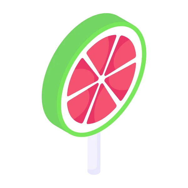 Wassermelone Web Symbol Einfache Illustration — Stockvektor