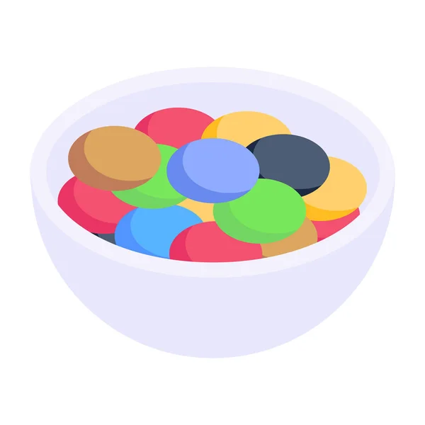 Süßigkeiten Symbol Einfache Illustration Von Tortenvektorsymbolen Für Das Web — Stockvektor