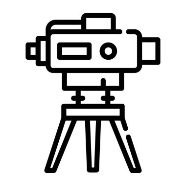 Theodolite 'in ana hatlı simge tasarımı