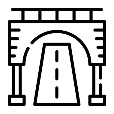 Altgeçidin kişiselleştirilebilir satır simgesi tasarımı