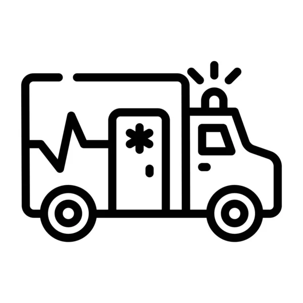 Umrissikone Des Krankenwagens Herunterladen — Stockvektor