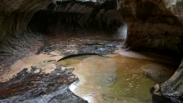 Subway i Zion National Park – Stock-video