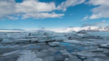 İzlanda jokulsarlon buzul göl