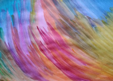 Soyut çok renkli suluboya arka plan. Tasarım için suluboya resimler.