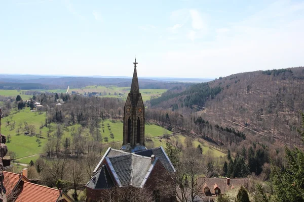 Catholic Church of Dilsberg — Stock Photo, Image