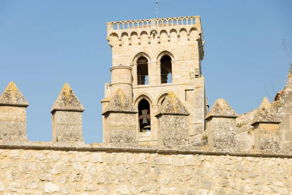 Detail Tower Castle Monastery Las Huelgas Burgos Spain — Stockfoto
