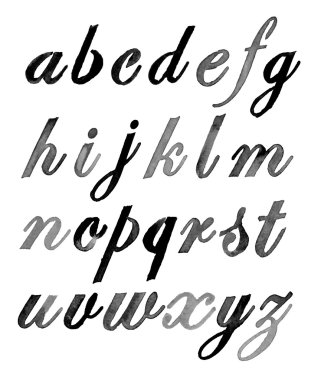 Sulu Boya yazı tipi